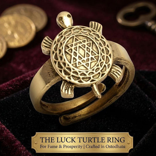 Luck Turtle Ring – Ashtadhatu Vastu Feng Shui Ring for Wealth & Prosperity