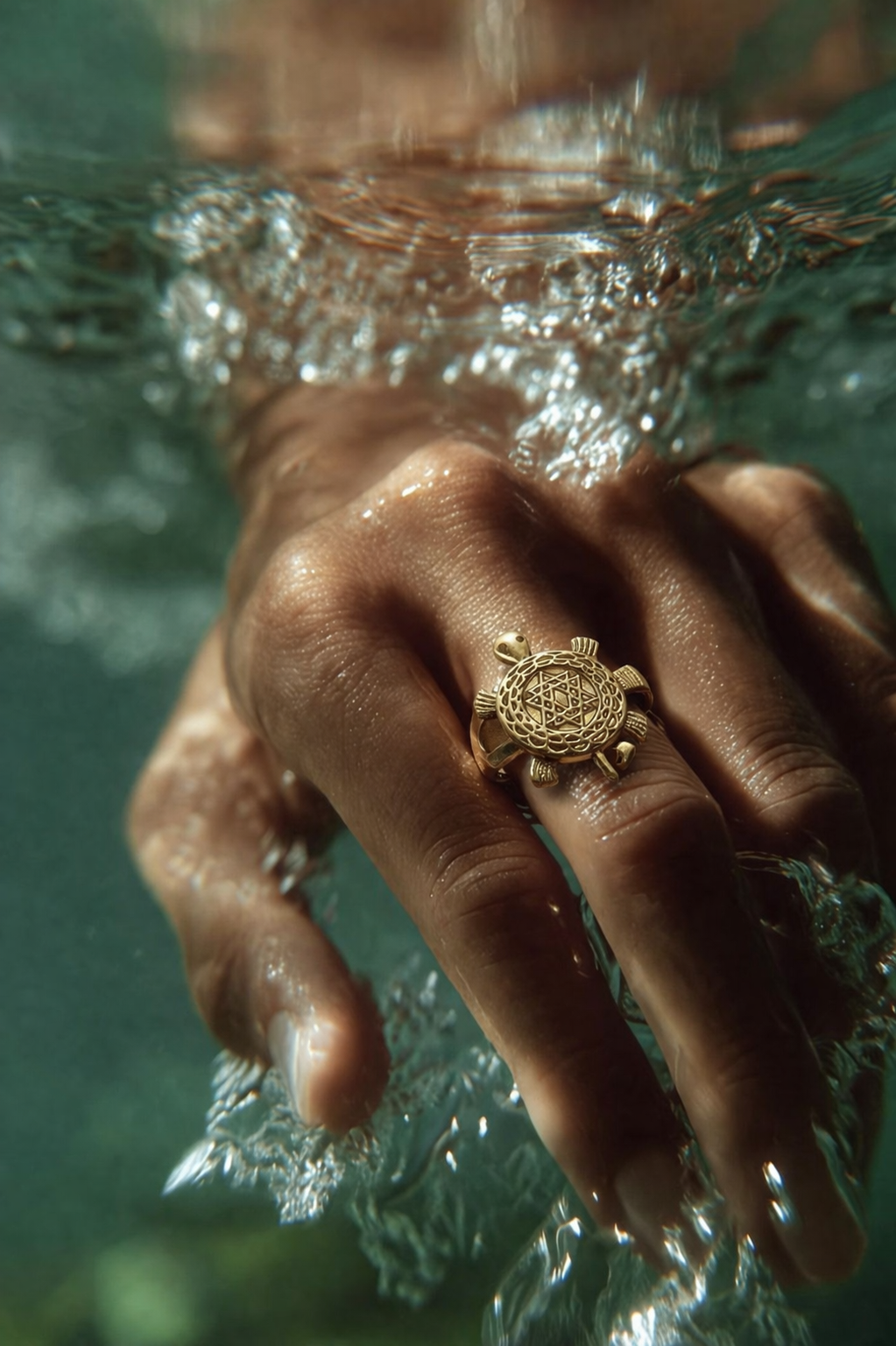 Luck Turtle Ring – Ashtadhatu Vastu Feng Shui Ring for Wealth & Prosperity